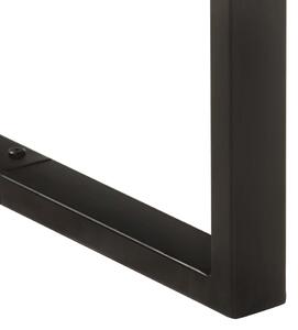 Jídelní stůl Woomera - masivní akáciové dřevo - 140x70x76 cm | černý