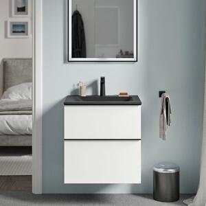 Koupelnová skříňka LAVOA 60 cm s umyvadlem z minerálního odlitku CREAM