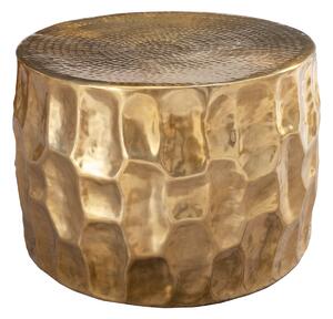 Noble Home Zlatý hliníkový konferenční stolek Hammop Organic, 53 cm