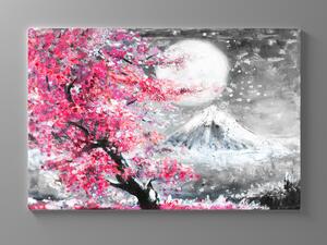 Liox Obraz malba sakury Japonsko Rozměr: 60 x 40 cm