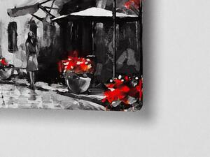 Liox Olejomalba červený deštník Rozměr: 60 x 40 cm