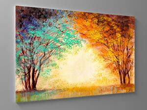 Liox Digitální malba podzimní park Rozměr: 60 x 40 cm