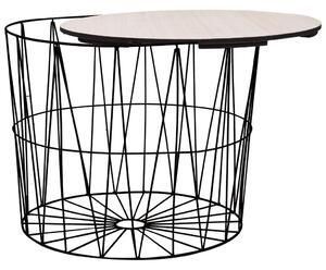 Konferenční stolek Montague - 4 ks | černé