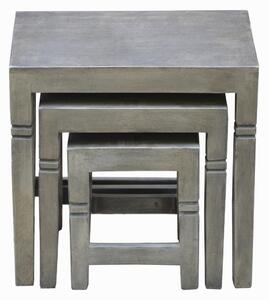 Set příručních stolků AREA - šedá - INV