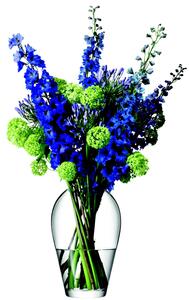LSA Flower Bouquet skleněná váza 35cm čirá, Handmade