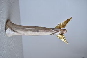 Polyresin anděl 27 cm zlatá křídla