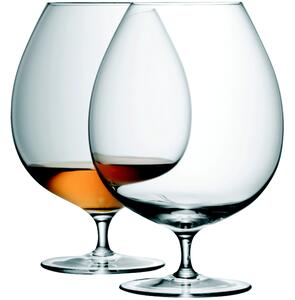 LSA Bar sklenice na brandy 900ml, set 2ks, Handmade