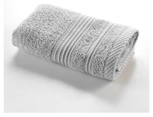 Světle šedý froté bavlněný ručník 30x50 cm Tendresse – douceur d'intérieur