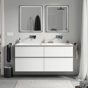Koupelnová skříňka LAVOA 120 cm s umyvadlem z minerálního odlitku BRUXELLES