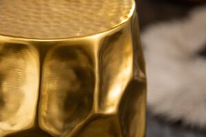 Příruční stolek ORGANIC HAMMES 30 cm - zlatá
