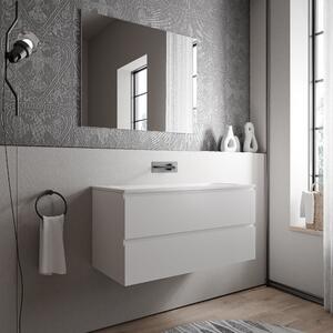Koupelnová skříňka AVA 100 cm s umyvadlem z minerálního odlitku BRUXELLES