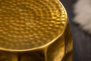 Příruční stolek ORGANIC HAMMES 30 cm - zlatá