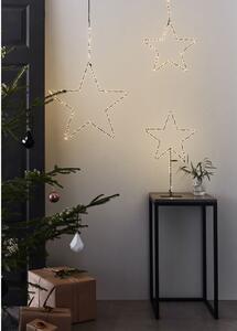 Černá světelná dekorace s vánočním motivem ø 30 cm Alpha – Markslöjd