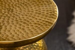 Příruční stolek ORIENT 36 cm - zlatá
