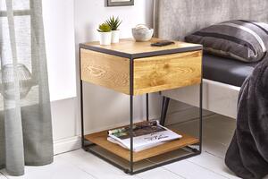 Příruční stolek MATIS 40 cm - přírodní - INV