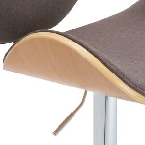 Barová židle Encino - textil | taupe