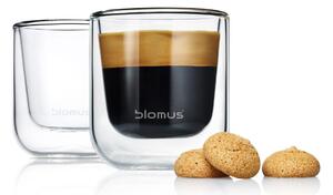 Set termosklenic na espresso 80 ml NERO, Blomus
