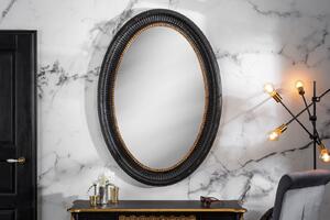 Zrcadlo VENI 135 cm - černá, zlatá