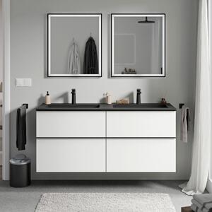 Koupelnová skříňka LAVOA 120 cm s umyvadlem z minerálního odlitku BRUXELLES