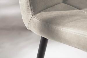 Designová židle Modern světle šedá - Skladem