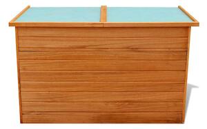 Zahradní úložný box 126 x 72 x 72 cm dřevěný