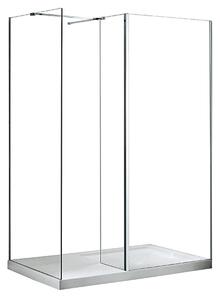 Obdélníkový sprchový kout Walk-In INDRE 14090195 T (140x90x195 cm | Transparent) - Besco IW-140-90-C