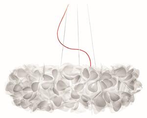 Slamp Clizia large Mama Non Mama, designové svítidlo s červeným kabelem, 4x12W E27, prům. 78cm