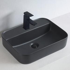 Umyvadlo na desku KW8085 - sanitární keramika - 50 × 40 × 13 cm - možnost volby barvy