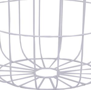 Konferenční stolek Buna - O 39,5 cm | bílý
