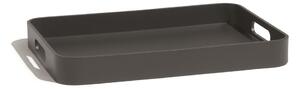 Diphano Hliníkový servírovací podnos střední Easy-Fit, Diphano, obdélníkový 36x25x4 cm, hliník barva šedočerná (lava)