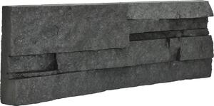 Kamenný obklad Vaspo Kámen lámaný tmavě šedá 10,7x36 cm V53006