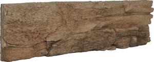 Kamenný obklad Vaspo Skála zvrásněná hnědavý melír 10,8x40 cm V55200
