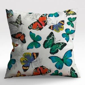 Ervi povlak na polštář bavlněný - barevné motýlcí 127-1