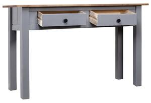 Konzolový stolek - masivní borovice Panama - šedý | 100x40x73 cm
