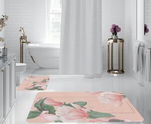 Světle růžové koupelnové předložky v sadě 2 ks – Oyo Concept