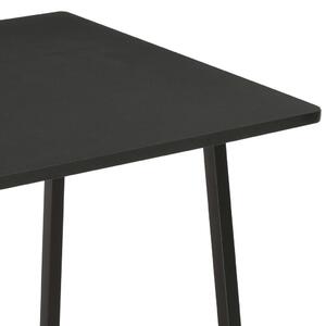 Psací stůl Kingsford s poličkami - černý | 102x50x117 cm