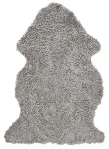 Skinnwille Home Collection Kudrnatá australská kožešina Curly, přírodní šedá, 95x60 cm