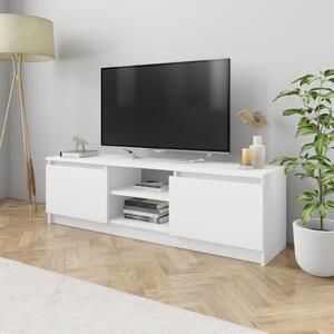 TV stolek Rakby - bílý | 120x30x35,5 cm