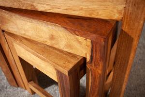 Příruční stolek 3set MENSOON - přírodní