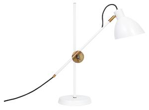 Konsthantverk - KH#1 White/Raw Brass Stolní Lampa - Lampemesteren