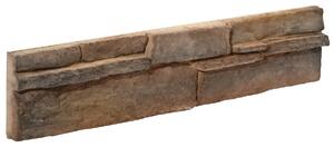 Obklad Stones Bedrock brown 11,7x55 cm reliéfní BEDROCKBR