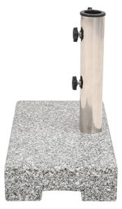 Stojan na slunečník, žulový hranatý, 25 kg