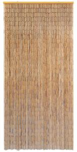 Dveřní závěs proti hmyzu, bambus, 100x220 cm