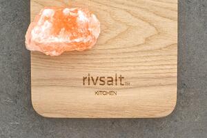 Slánka KITCHEN s krystalem pravé himálajské soli a struhadlem, velká - rivsalt