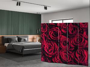 Liox Paraván červené růže Rozměr: 225 x 180 cm