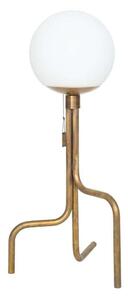 Konsthantverk - Strapatz Glob Stolní Lampa Raw Brass - Lampemesteren