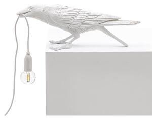 Seletti - Bird Lamp Playing Stolní Lampa WhiteSeletti - Lampemesteren