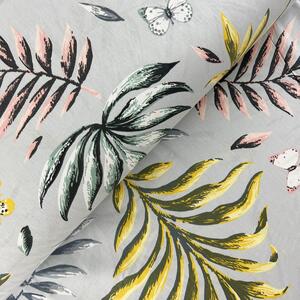 Ervi bavlna š.240 cm - Barevné tropické listy č.23584-4, metráž