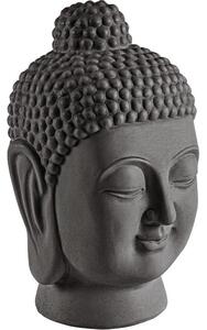Antracitově šedá soška Bizzotto Buddha Head