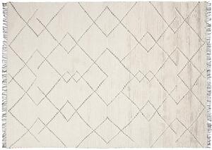 Linie Design Geometrický koberec Torun Earth, smetanovo-hnědý Rozměr: 140x200 cm